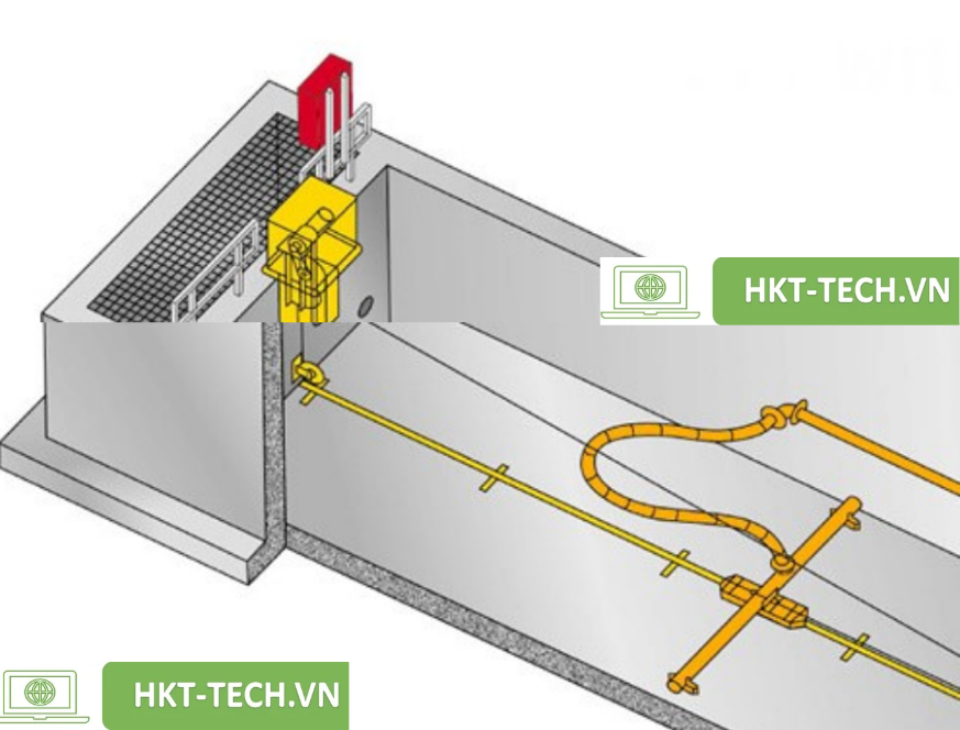 Thiết bị hút bùn siphon