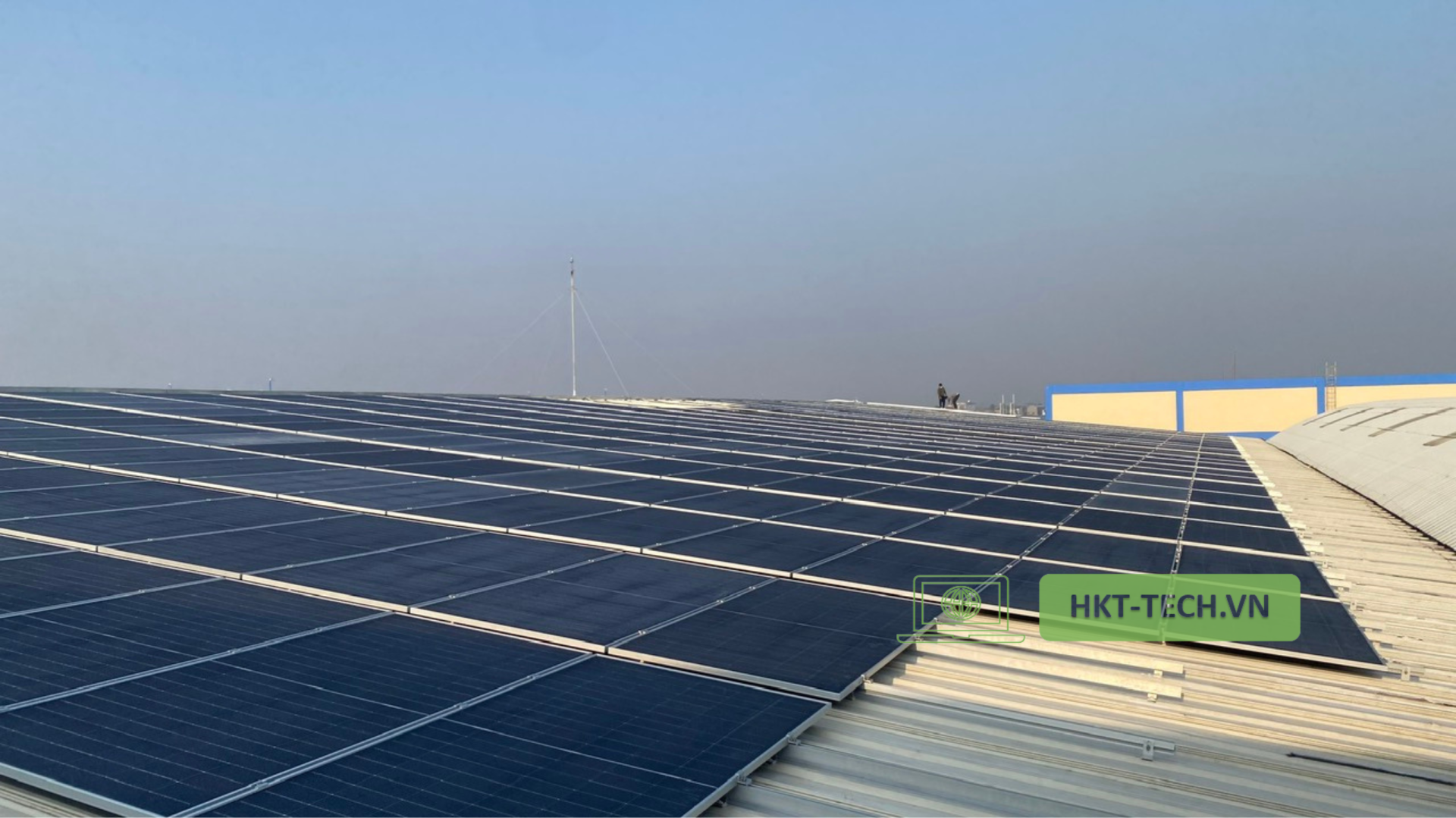 Dự án điện mặt trời áp mái 500kWp