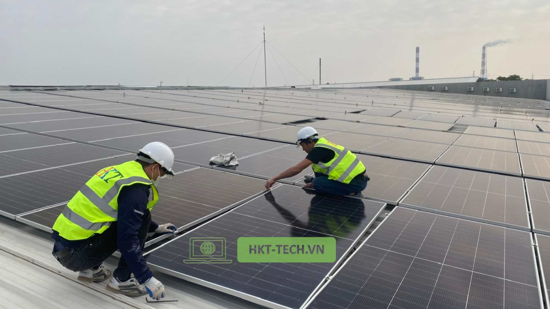 Dự án điện mặt trời áp mái 500kWp